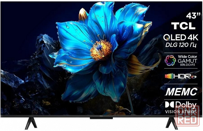 Телевизор TCL 43P7K 4K UHD QLED 43" , Smart (Google TV) Макеевка - изображение 1