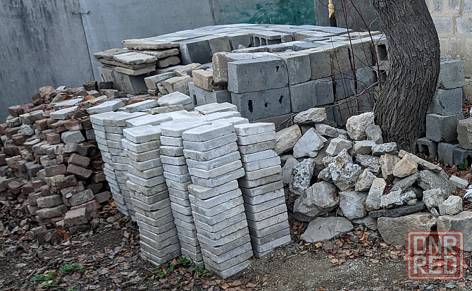 Продам тротуарную плитку, кирпич силикатный/красный б/у Донецк - изображение 2