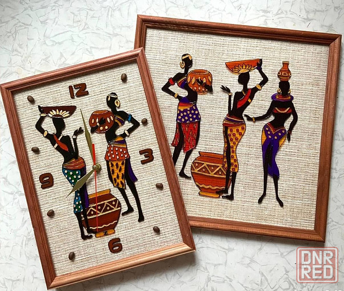 Набор: часы и картина "Грации". Донецк - изображение 1