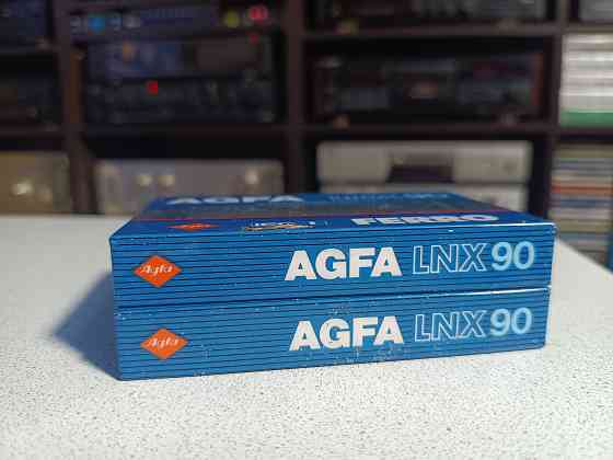 Запечатанная аудиокассета AGFA-LNX90 Донецк