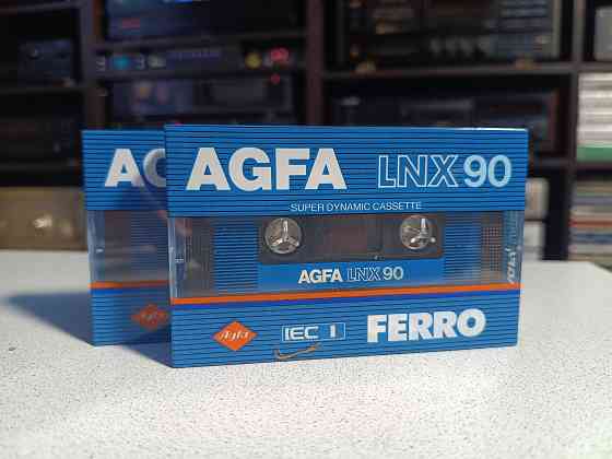 Запечатанная аудиокассета AGFA-LNX90 Донецк