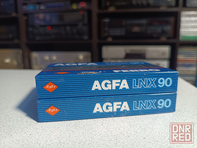 Запечатанная аудиокассета AGFA-LNX90 Донецк - изображение 3
