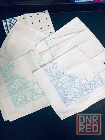 Платки х/б новые 40 на 40 см Макеевка - изображение 1