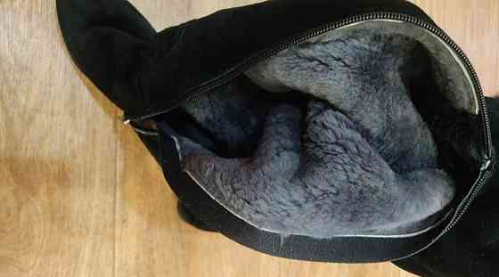 Натуральные замшевые сапоги Донецк