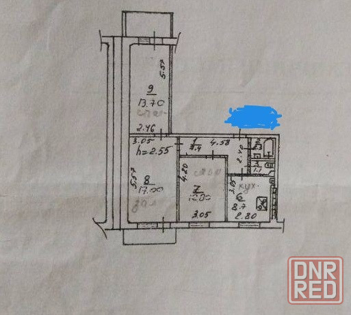 Продаётся 3х ком. квартира в Пролетарском р-не, ул. Щетинина Донецк - изображение 10