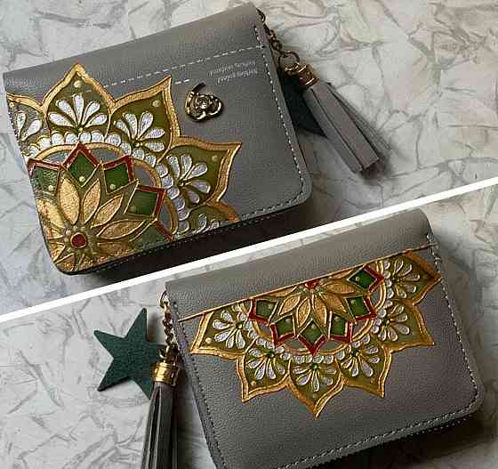 Кошельки с росписью, на молнии. Донецк