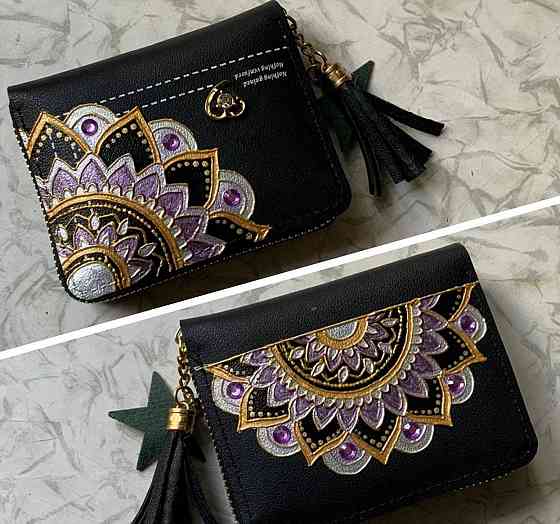Кошельки с росписью, на молнии. Донецк