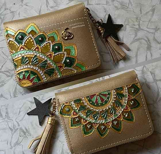 Кошельки с росписью, на молнии. Донецк