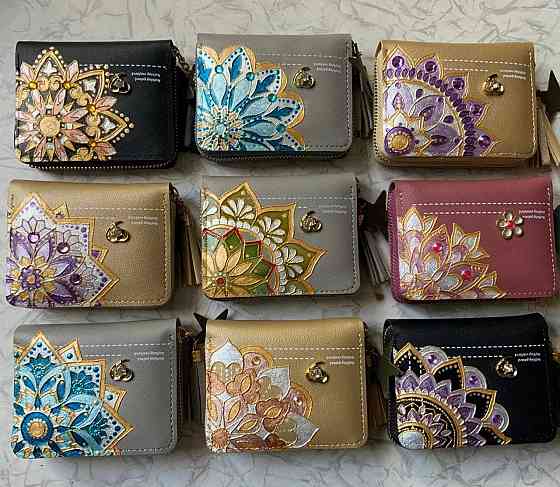 Кошельки с росписью, на молнии. Донецк
