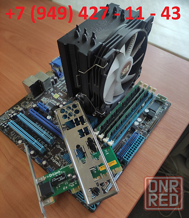 Материнская плата AM3 + Проц Phenom II X6 + Память 8 Gb DDR3 - Комплект Донецк - изображение 1