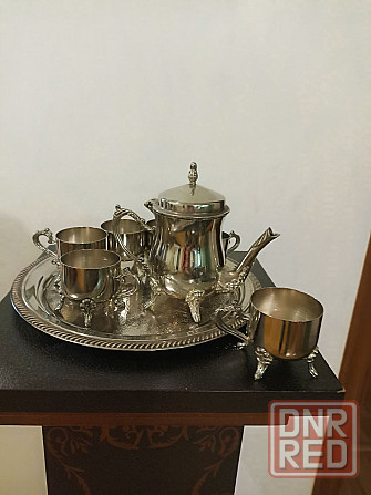 Кофейный набор мельхиоровый с глубоким серебрением Донецк - изображение 1