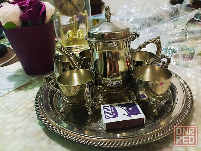 Кофейный набор мельхиоровый с глубоким серебрением Донецк - изображение 6