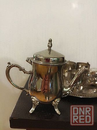 Кофейный набор мельхиоровый с глубоким серебрением Донецк - изображение 2