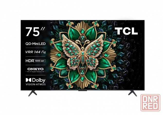 Телевизор TCL 75С6K QD-Mini LED QLED 4K 75" , Smart (Google TV) Донецк - изображение 1