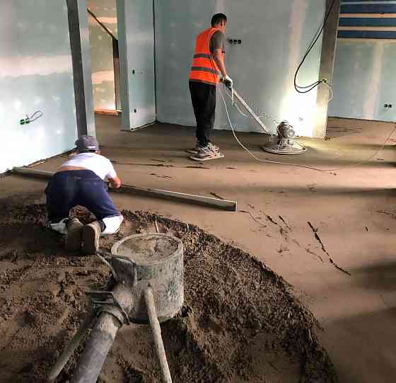 Стяжка пола, Заливка пола Донецк