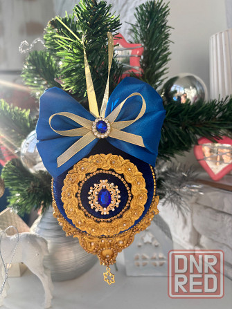 Елочные игрушки в бархате Донецк - изображение 4