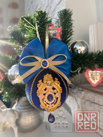 Елочные игрушки в бархате Донецк - изображение 5