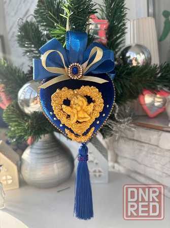 Елочные игрушки в бархате Донецк - изображение 2