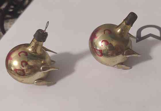 Елочные игрушки 60-70 -х г. г. Донецк