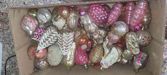 Елочные игрушки 60-70 -х г. г. Донецк