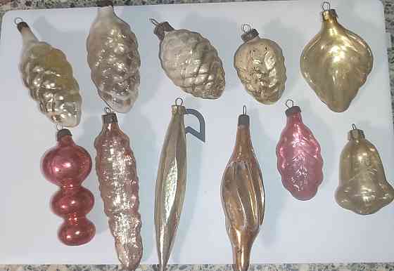 Елочные игрушки 60-70 -х г. г. Донецк