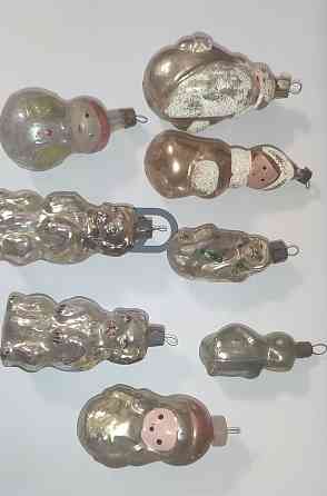 Елочные игрушки 60-70 -х г. г. Донецк