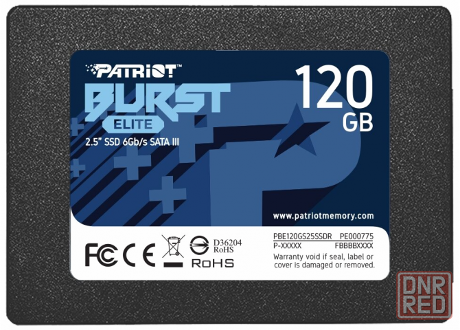 Твердотельный накопитель Ssd 2.5" Patriot Memory Burst Elite (Pbe120gs25ssdr) 120гб (арт-3191) Макеевка - изображение 1