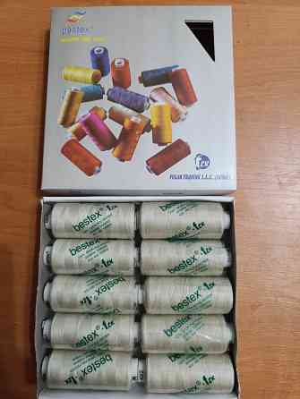 Нитки bestex белые Донецк