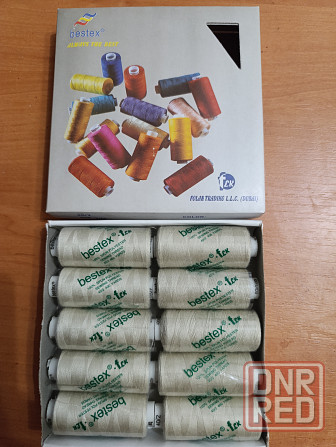 Нитки bestex белые Донецк - изображение 1