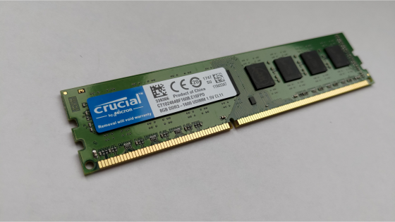 Оперативная память Dimm Ddr3 Crucial 8гб 1600mhz Pc3-12800u (Ct102464bf160b.C16fpd) (арт-9252) Макеевка