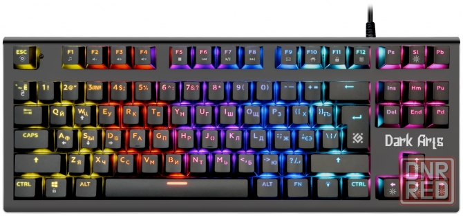Механическая клавиатура Defender Dark Arts Gk-375 Ru, Rainbow,87 клавиш (арт-5612) Донецк - изображение 1