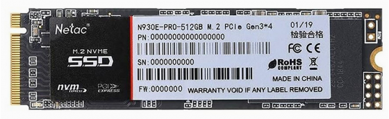 Твердотельный накопитель Ssd Nvme Netac 512гб M.2 Nt01n930e-512g-E4x (арт-3744) Донецк