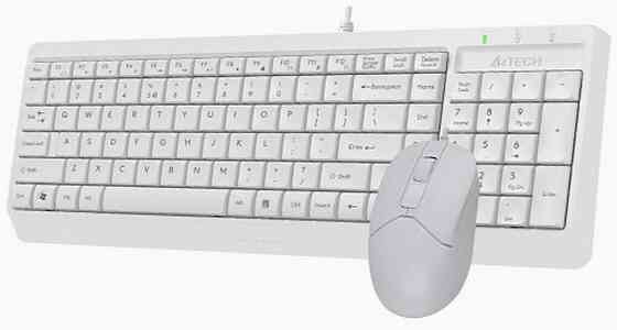 Клавиатура + мышь A4tech Fstyler F1512 клав:белый мышь:белый Usb (арт-8769) Макеевка