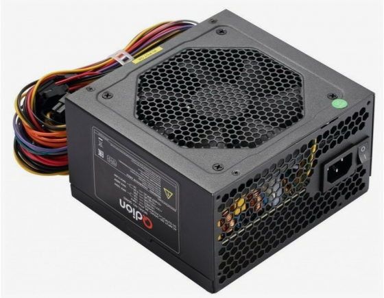 Блок питания Qdion Qd600 600w серебристый, Oem (арт-9501) Макеевка