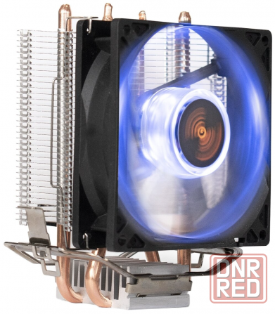 Кулер Exegate Ex286297rus Wizard Exx200-Pwm.Blue (Al+Copper, 2 трубки, Lga775/115*/1200/Am2-Am4/Fm1/ Макеевка - изображение 1
