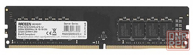 Оперативная память Dimm Ddr4 Amd 32гб 3200 мгц Cl16 R9432g3206u2s-U (арт-4639) Макеевка - изображение 1