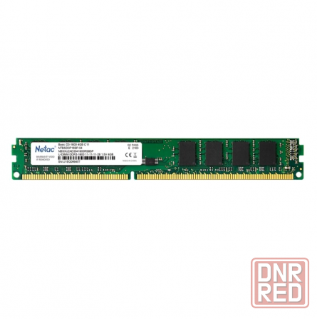 Память Netac 4gb Ddr3 1600mhz Cl11 1.5v / Ntbsd3p16sp-04 (арт-5263) Донецк - изображение 1