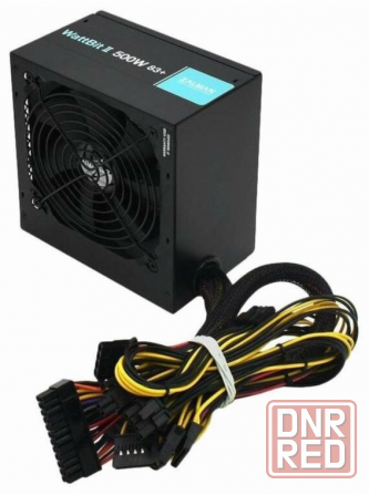 Блок питания Zalman Zm500-Xeii, 500w, Atx12v V2.3, Dual Forward Switching Circuit Design, 12cm Fan, Донецк - изображение 1