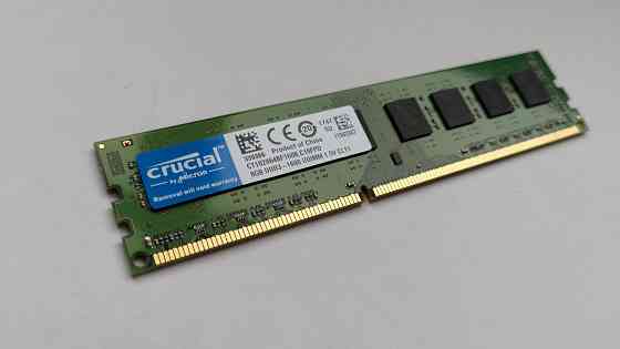 Оперативная память Dimm Ddr3 Crucial 8гб 1600mhz Pc3-12800u (Ct102464bf160b.C16fpd) (арт-3072) Донецк
