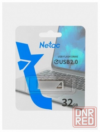 Флешка Netac U326 32 гб, серебристый (арт-5569) Макеевка - изображение 1