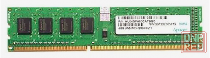 Оперативная память Dimm Ddr3 Apacer 4 гб 1600 мгц Cl11 (Au04gfa60catbgc) (арт-5866) Донецк - изображение 1