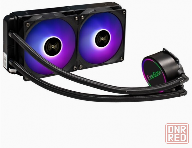 Водяное охлаждение для компьютера Exegate Blackwater-240v2. Pwm. Rgb (Ex293457rus) (арт-8927) Макеевка - изображение 1