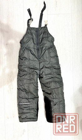 Штаны полукомбинезон зимний для мальчика 92 Донецк - изображение 1