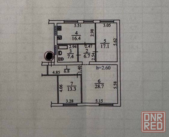 Срочно Продам 3км.кв с автономным отоплением.Бахчиванджи пр-кт.Строителей. Мариуполь - изображение 7