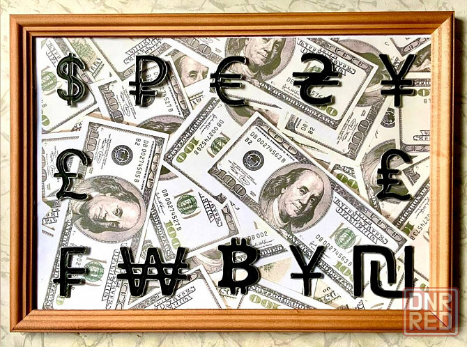 Фоторамка-конверт для дарения наличных "Доллары" Донецк - изображение 1