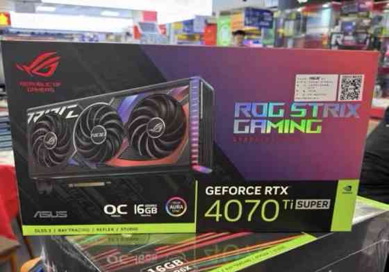 Asus rog strix geforce rtx 4070 ti super oc 16gb для игр Москва