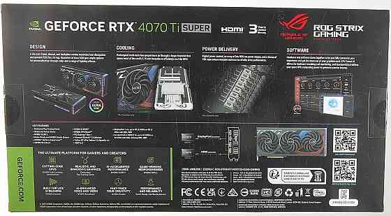 Asus rog strix geforce rtx 4070 ti super oc 16gb для игр Москва