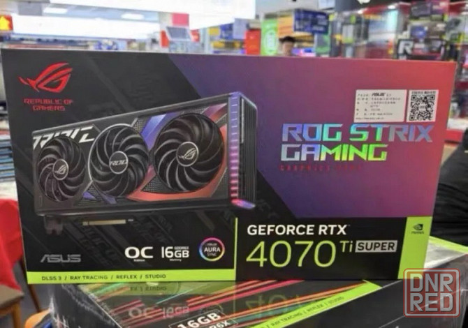 Asus rog strix geforce rtx 4070 ti super oc 16gb для игр Москва - изображение 5