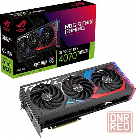 Asus rog strix geforce rtx 4070 ti super oc 16gb для игр Москва - изображение 1