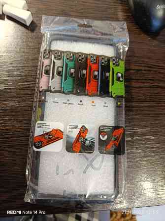 Чехол-бампер Redmi Note 12 4g Красный с подставкой Донецк